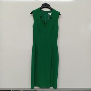 Women's Hugo Boss "Dimita" Green Sleeveless Dress Size 0
